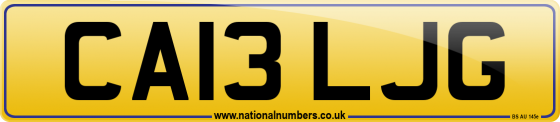 CA13 LJG