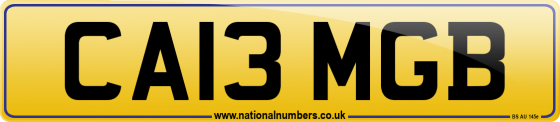 CA13 MGB