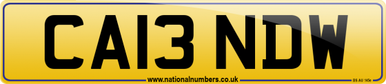 CA13 NDW