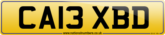 CA13 XBD