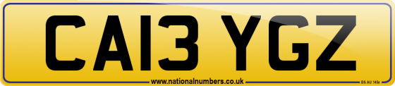 CA13 YGZ