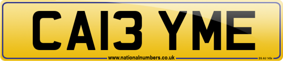 CA13 YME