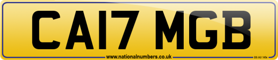 CA17 MGB
