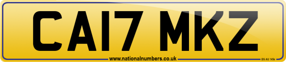 CA17 MKZ
