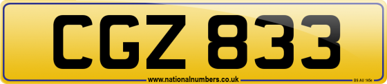 CGZ 833