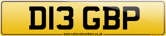 D13 GBP