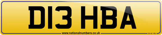 D13 HBA
