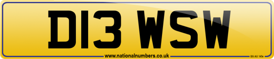 D13 WSW