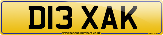 D13 XAK
