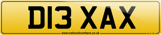 D13 XAX
