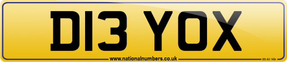 D13 YOX