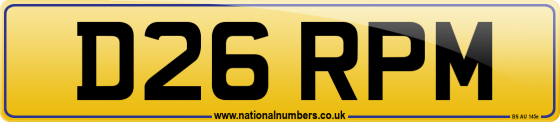D26 RPM