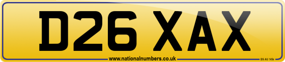 D26 XAX