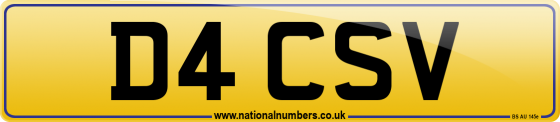 D4 CSV