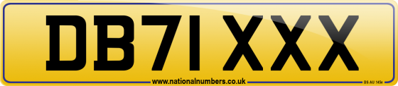 DB71 XXX