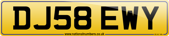 DJ58 EWY