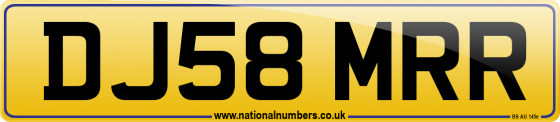 DJ58 MRR