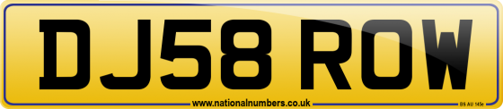 DJ58 ROW