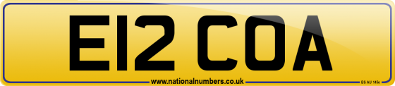 E12 COA