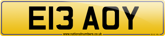 E13 AOY