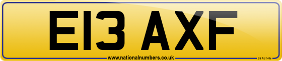 E13 AXF