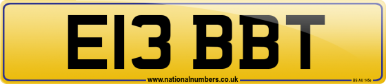 E13 BBT