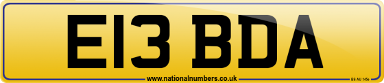 E13 BDA