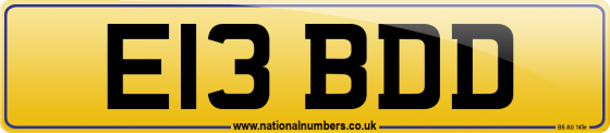 E13 BDD