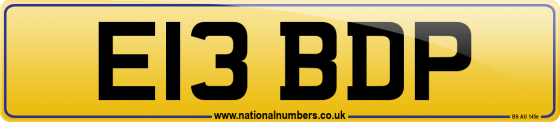 E13 BDP