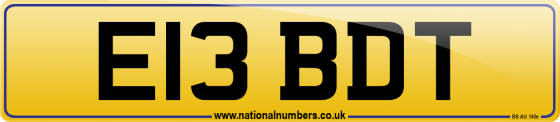 E13 BDT