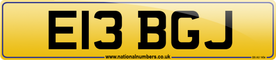 E13 BGJ