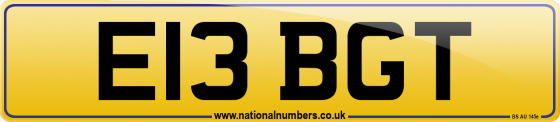 E13 BGT