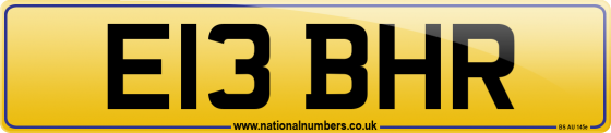 E13 BHR