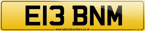 E13 BNM