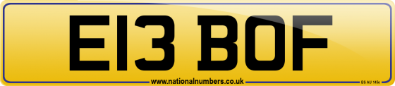 E13 BOF