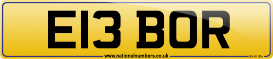 E13 BOR