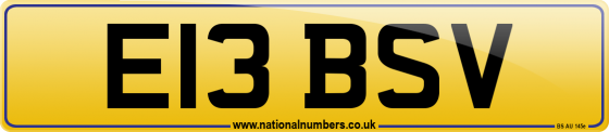 E13 BSV