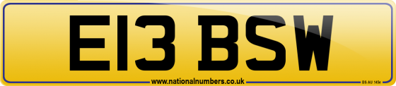 E13 BSW