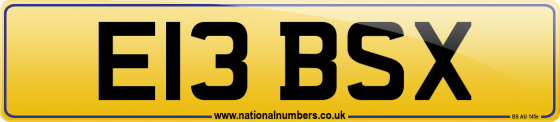 E13 BSX