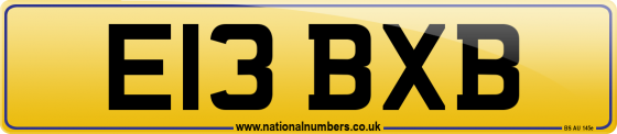 E13 BXB