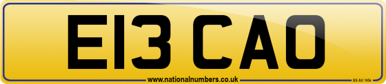 E13 CAO