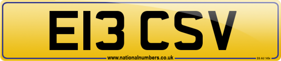 E13 CSV
