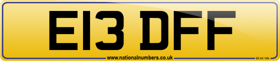 E13 DFF