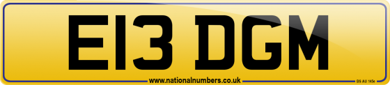 E13 DGM