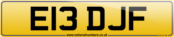 E13 DJF