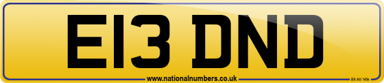 E13 DND