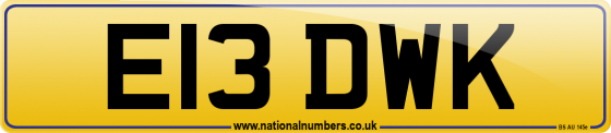 E13 DWK