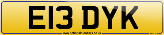E13 DYK