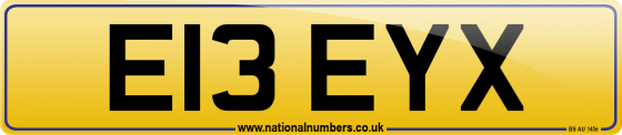 E13 EYX