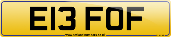 E13 FOF